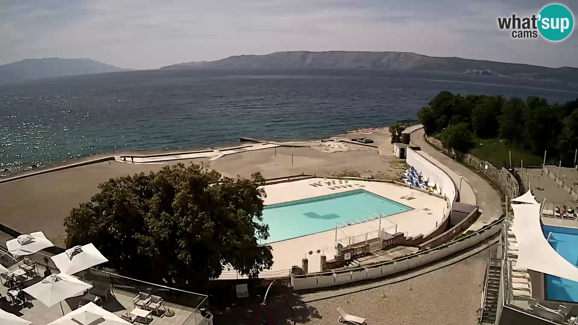 Novi Vinodolski – Beach – webcam live