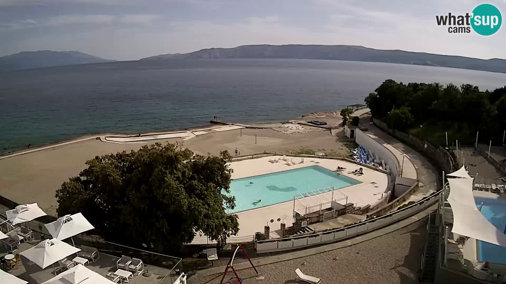 Novi Vinodolski – Beach – webcam live