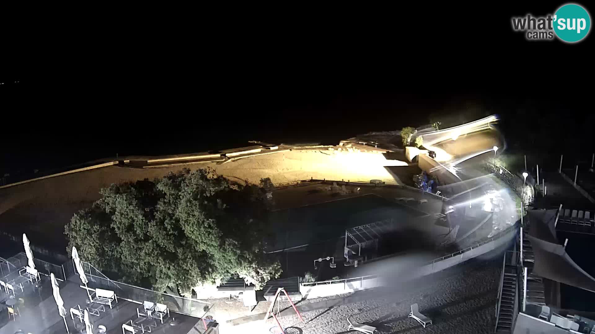 Novi Vinodolski – Beach – webcam live