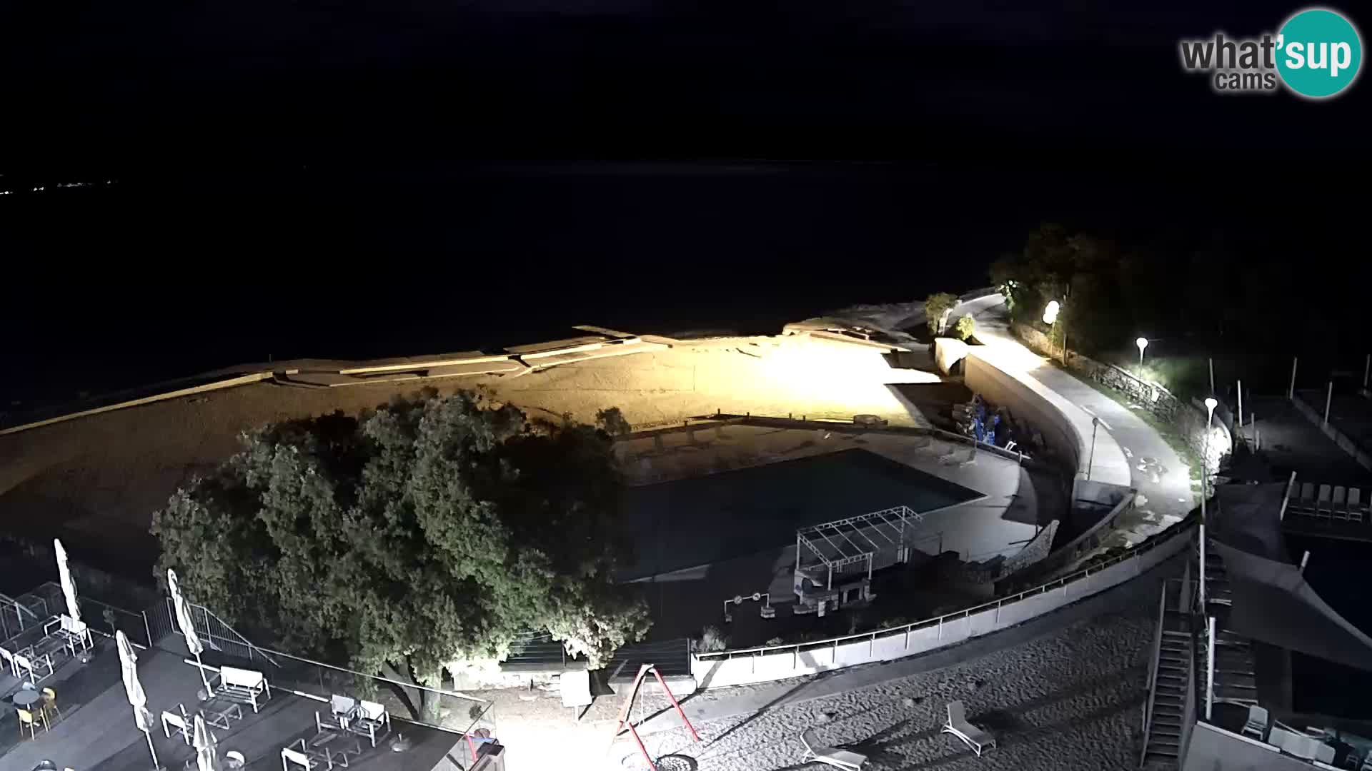 Novi Vinodolski – Beach – webcam live