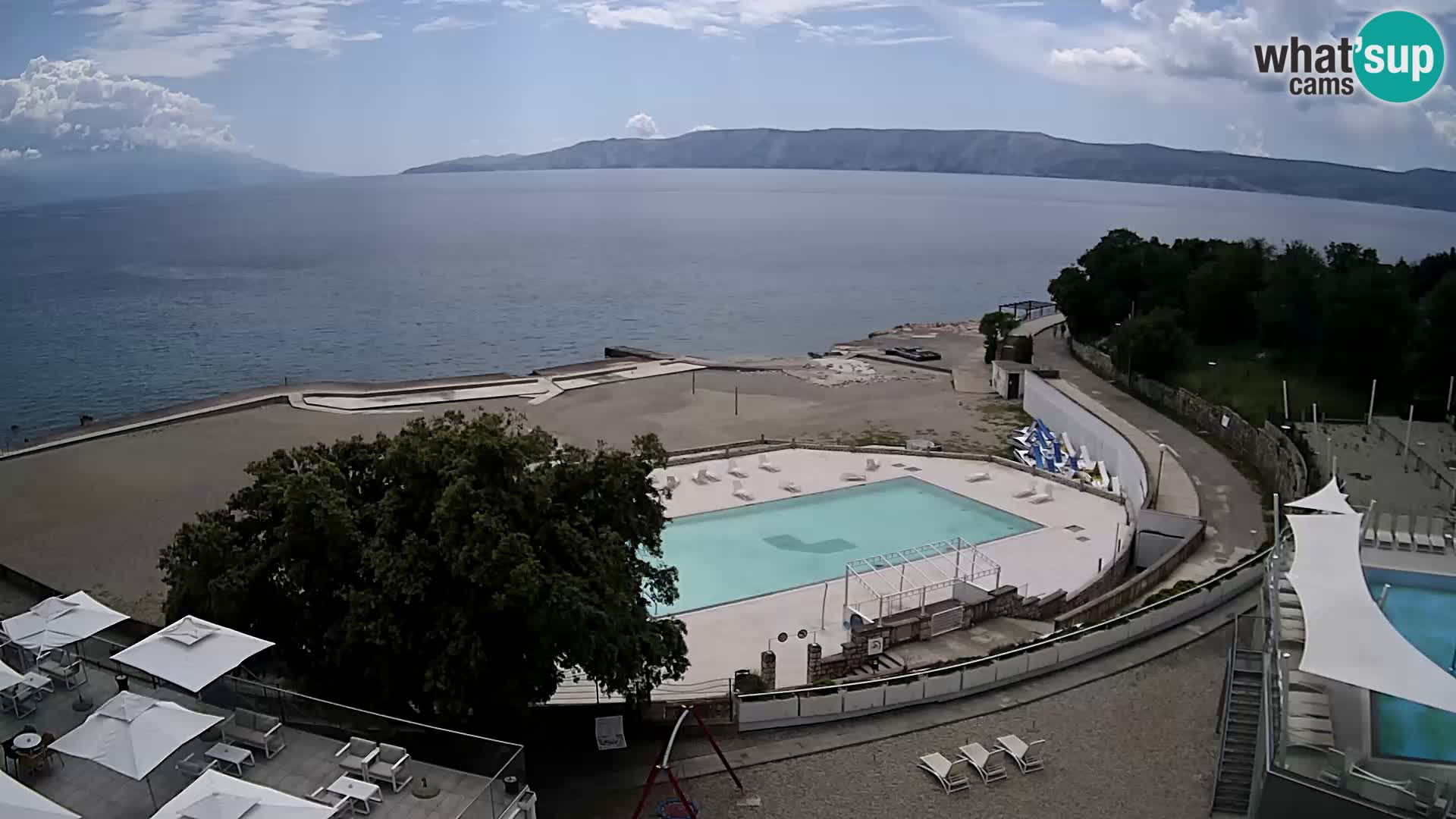 Novi Vinodolski – Beach – webcam live