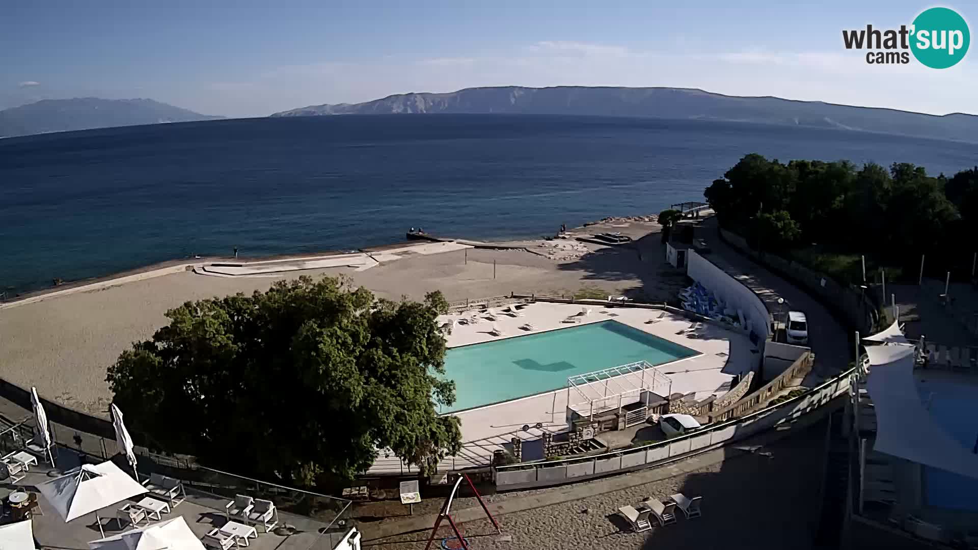 Novi Vinodolski – Beach – webcam live