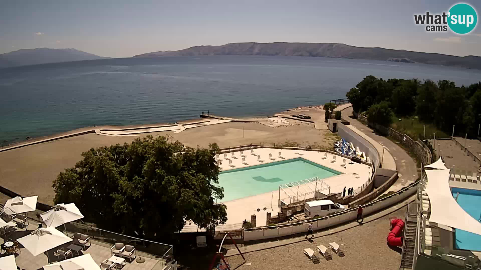 Novi Vinodolski – Beach – webcam live