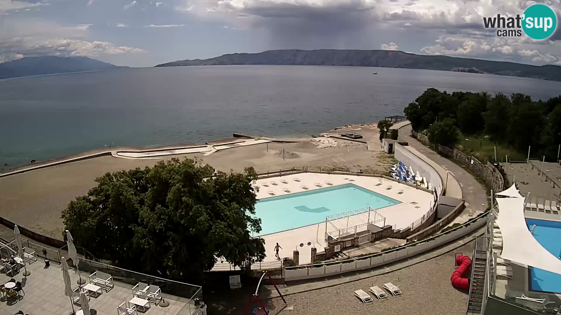 Novi Vinodolski – Beach – webcam live