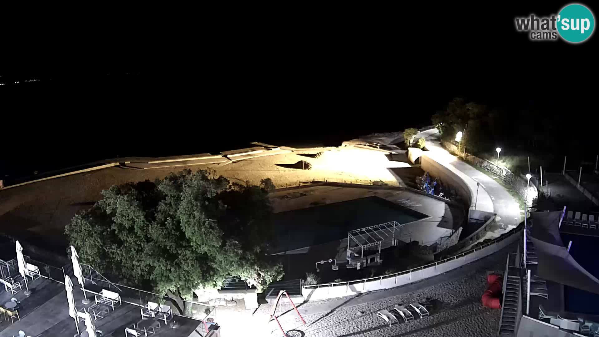 Novi Vinodolski – Beach – webcam live