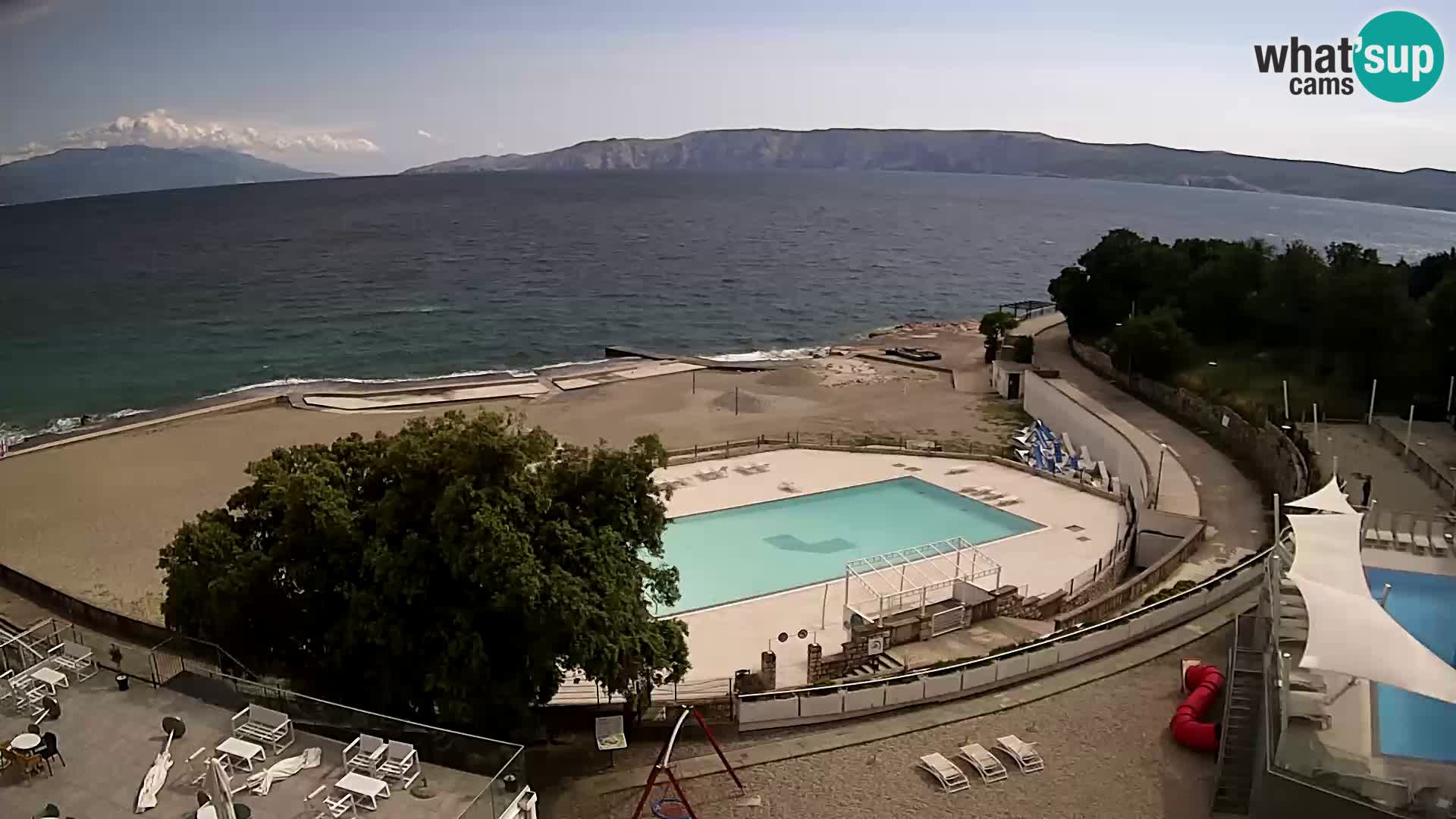 Novi Vinodolski – Beach – webcam live