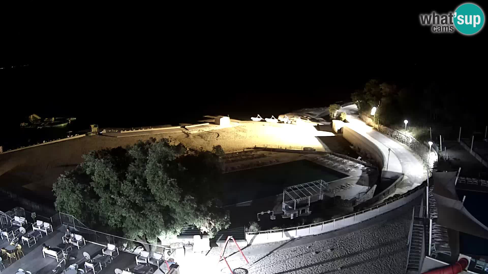 Novi Vinodolski – Beach – webcam live