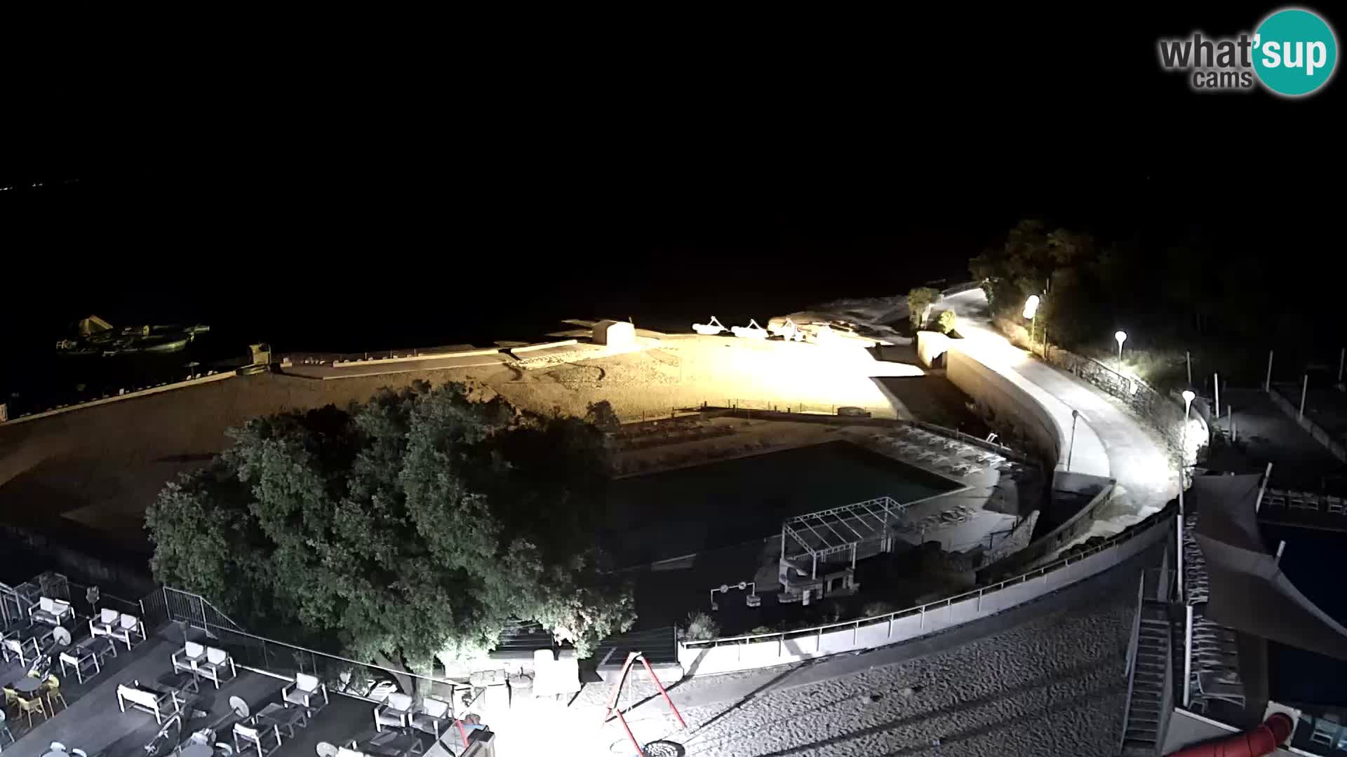Novi Vinodolski – Beach – webcam live