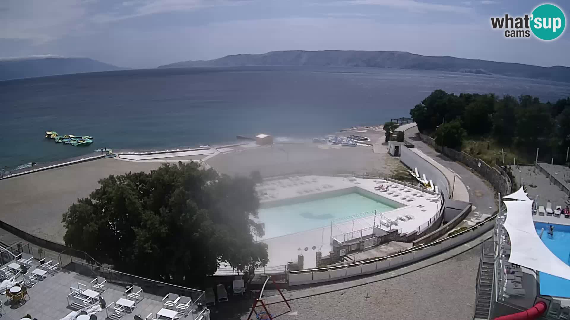 Novi Vinodolski – Beach – webcam live