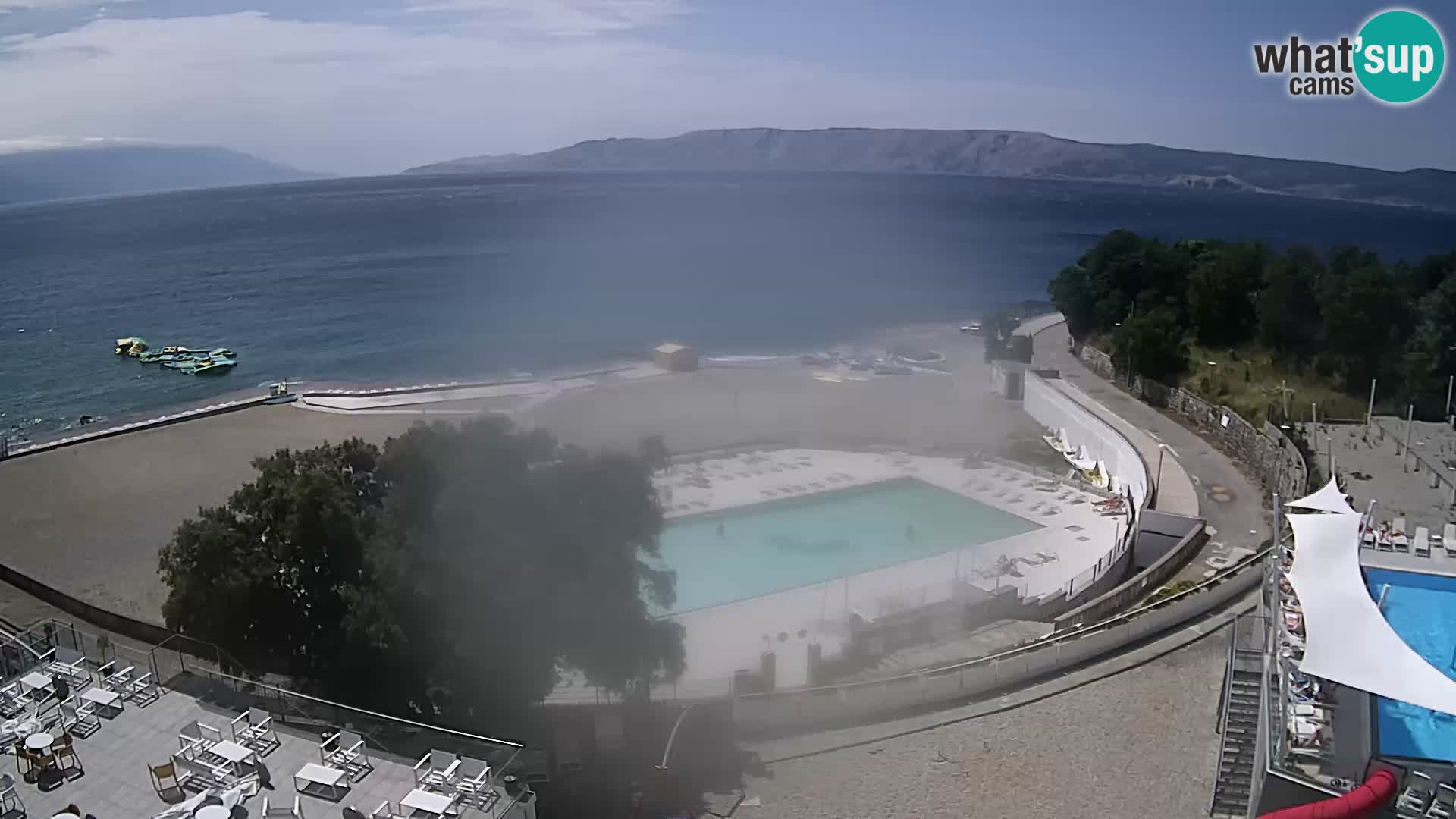 Novi Vinodolski – Beach – webcam live