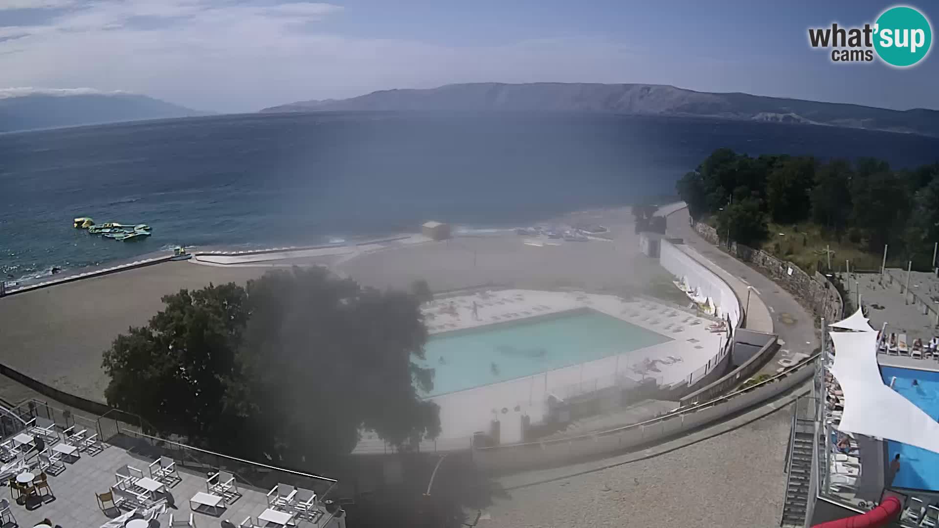 Novi Vinodolski – Beach – webcam live