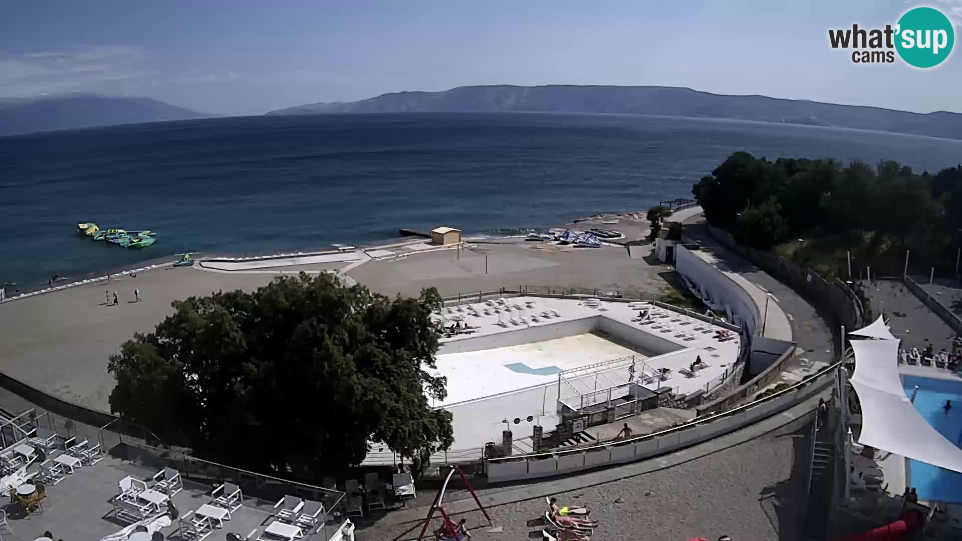 Novi Vinodolski – Beach – webcam live