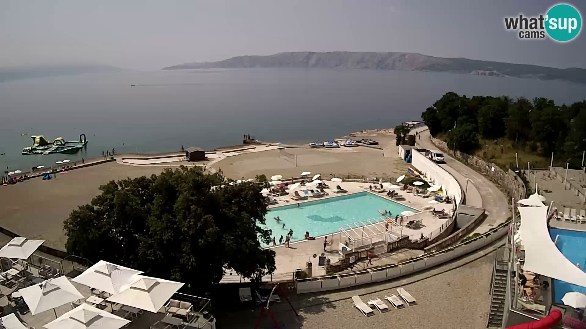 Novi Vinodolski – Beach – webcam live