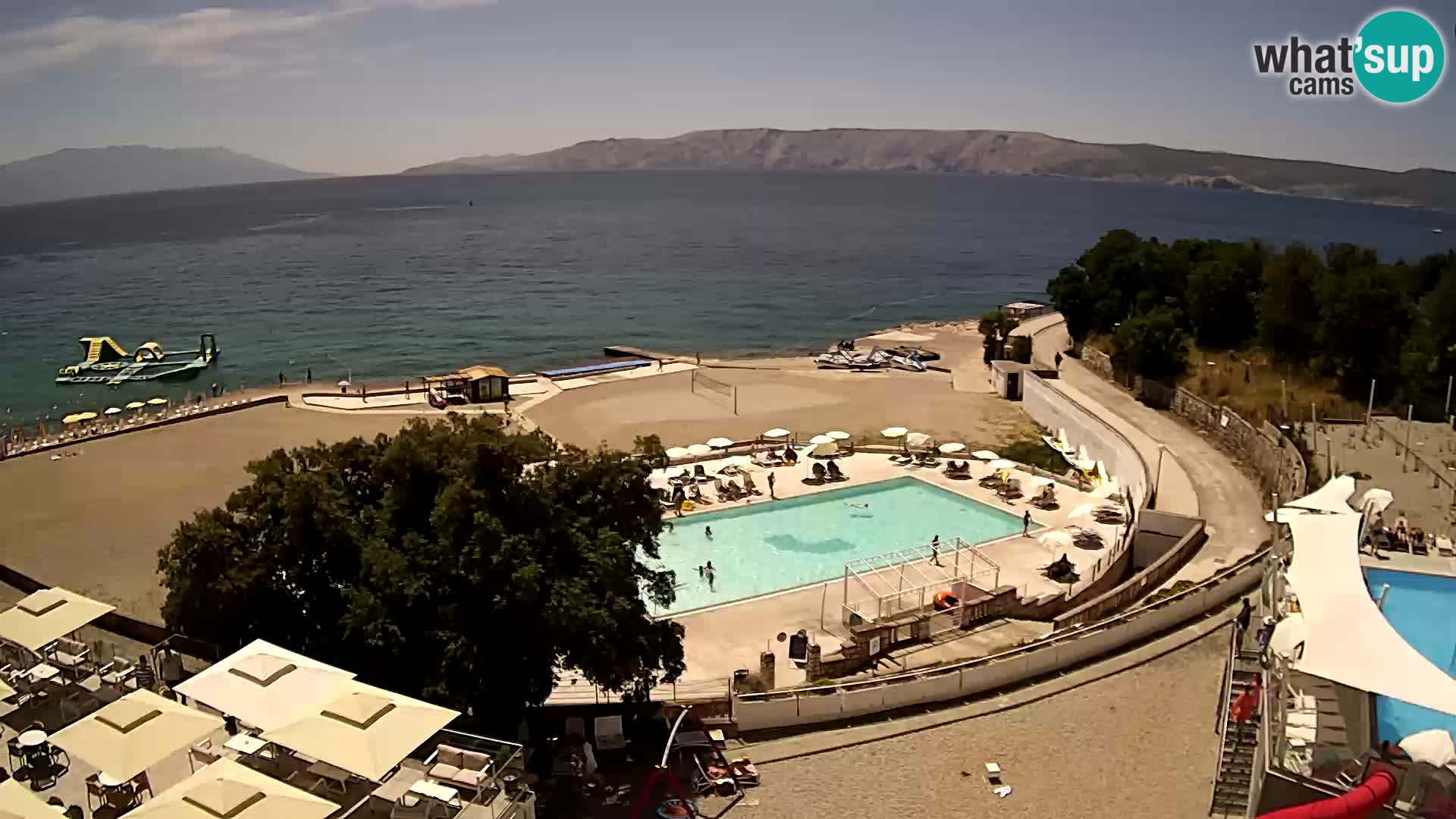 Novi Vinodolski – Beach – webcam live