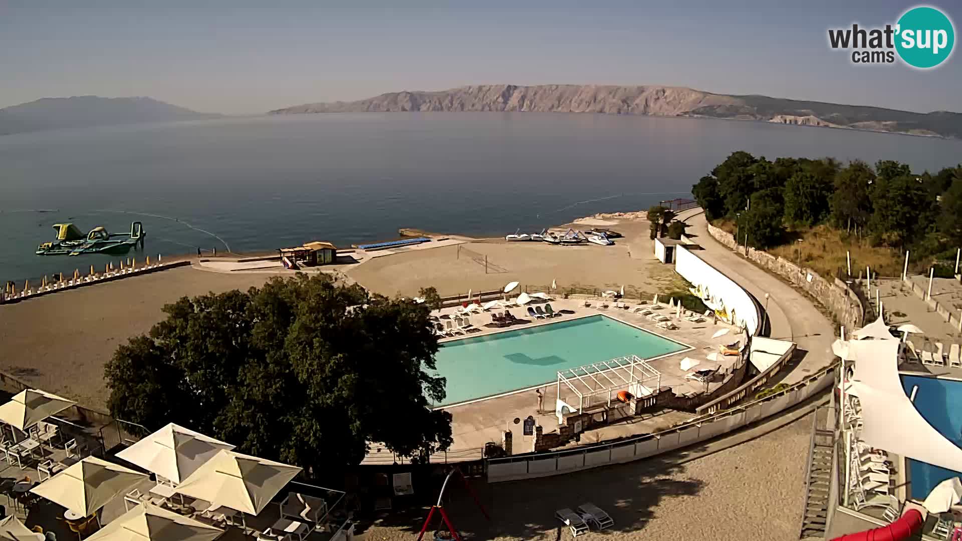 Novi Vinodolski – Beach – webcam live