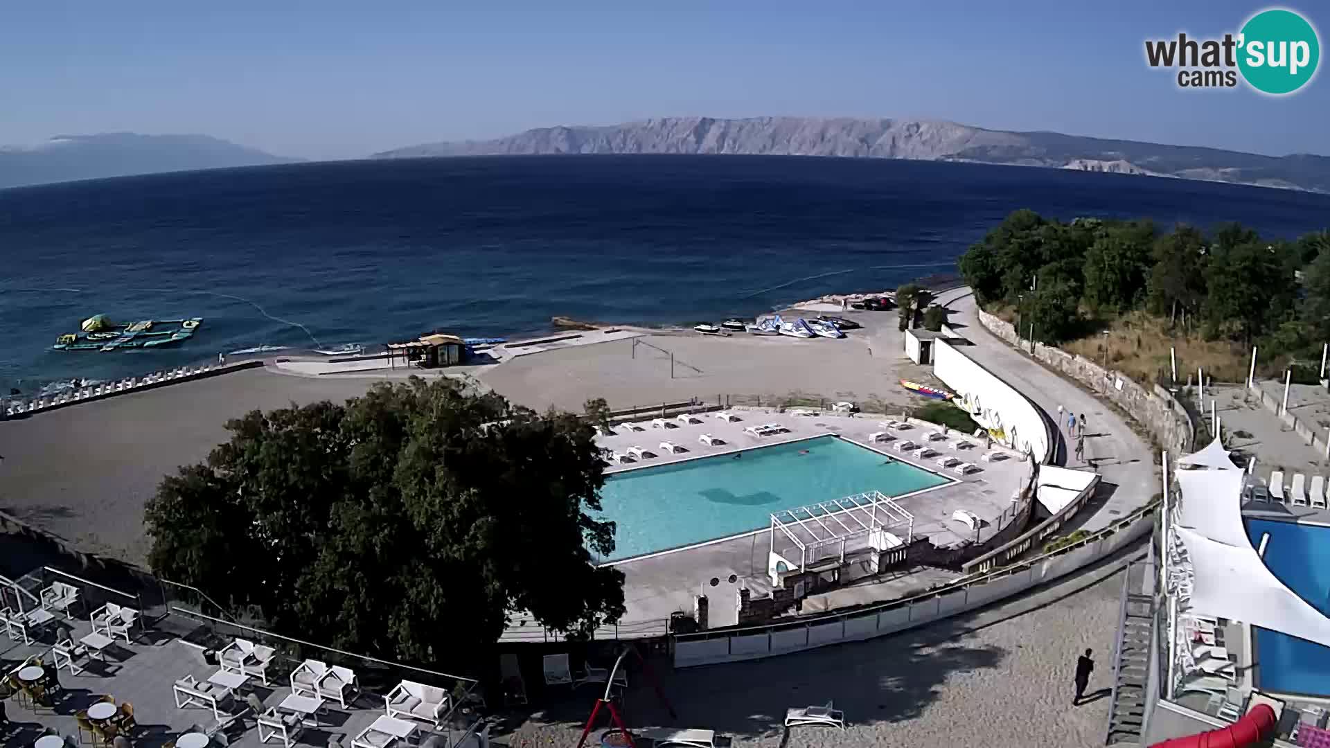 Novi Vinodolski – Beach – webcam live
