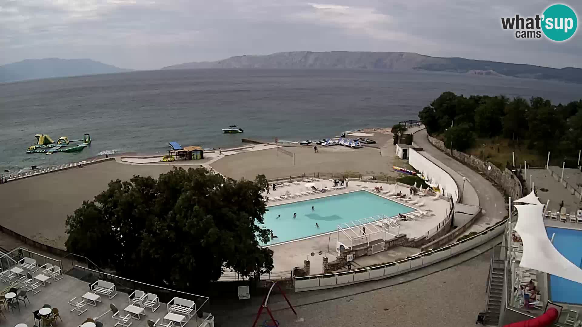 Novi Vinodolski – Beach – webcam live