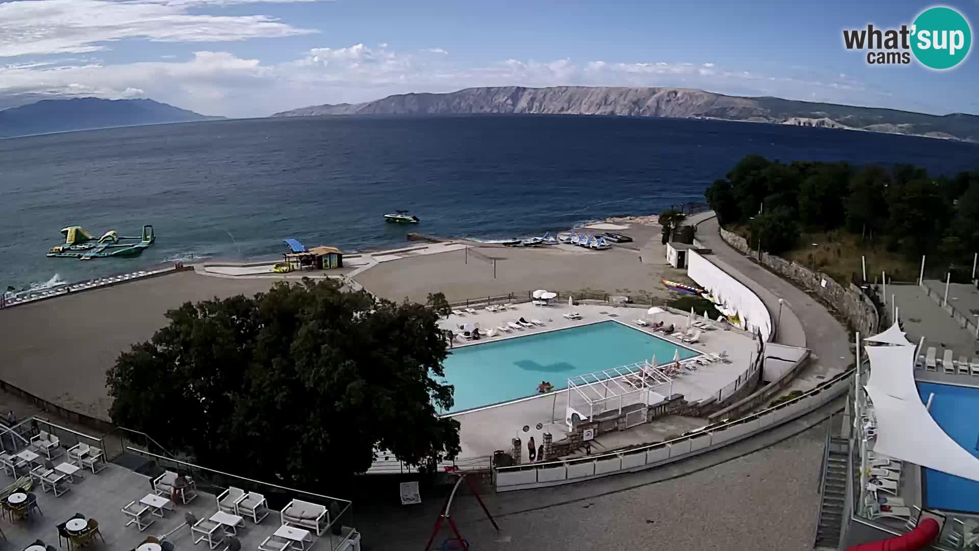 Novi Vinodolski – Beach – webcam live