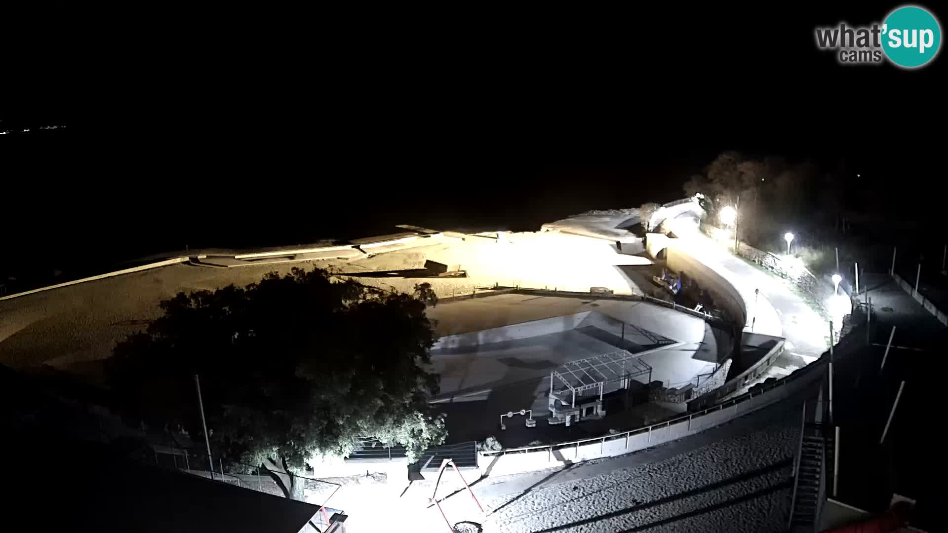 Novi Vinodolski – Beach – webcam live