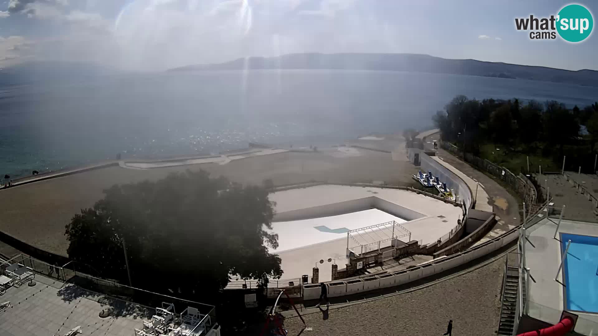 Webcam – Novi Vinodolski – strand