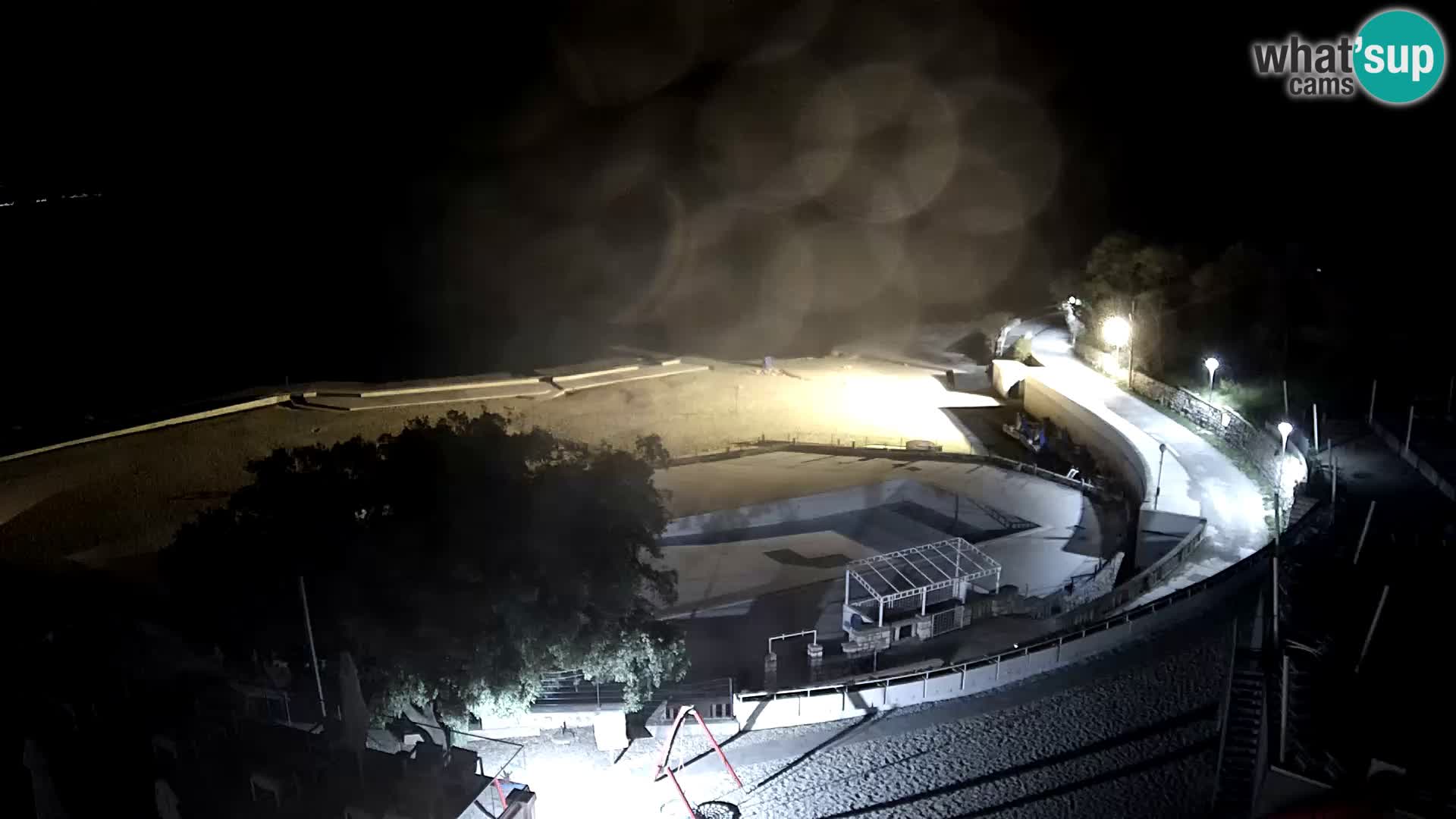 Novi Vinodolski – Beach – webcam live