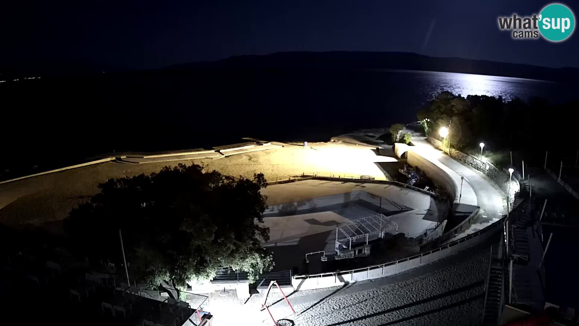 Webcam – Novi Vinodolski – strand