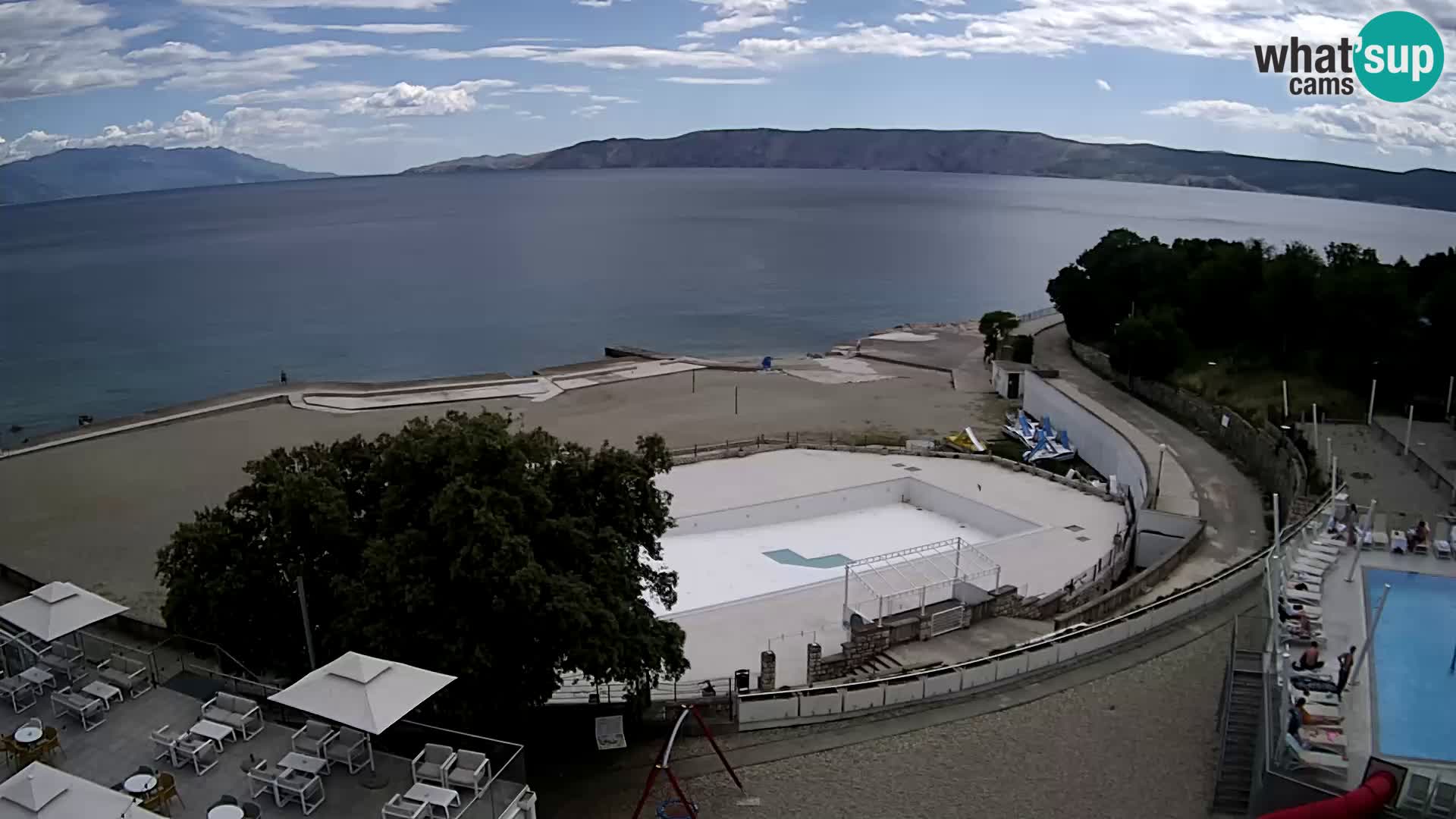 Webcam – Novi Vinodolski – plage