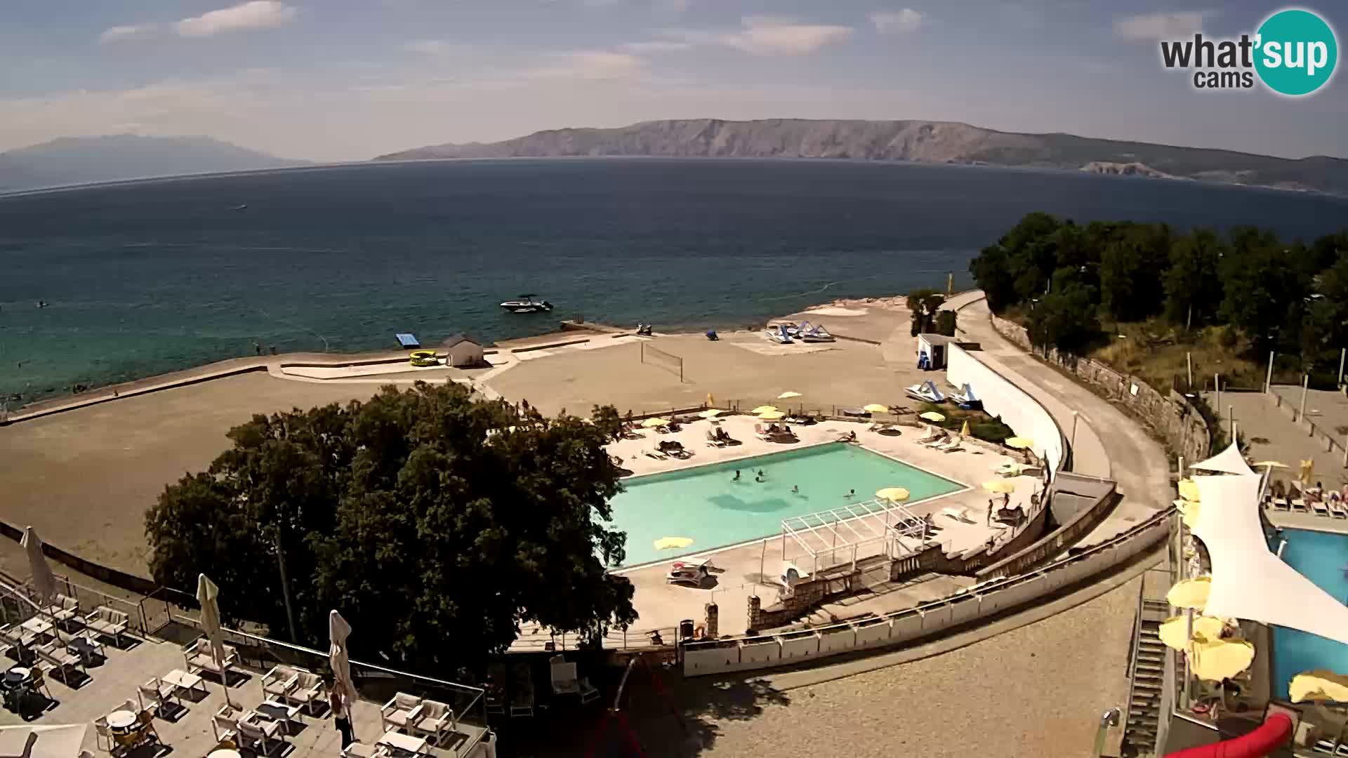 Novi Vinodolski – Beach – webcam live