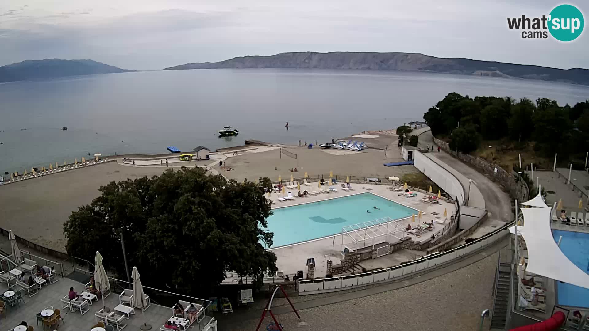 Novi Vinodolski – Beach – webcam live