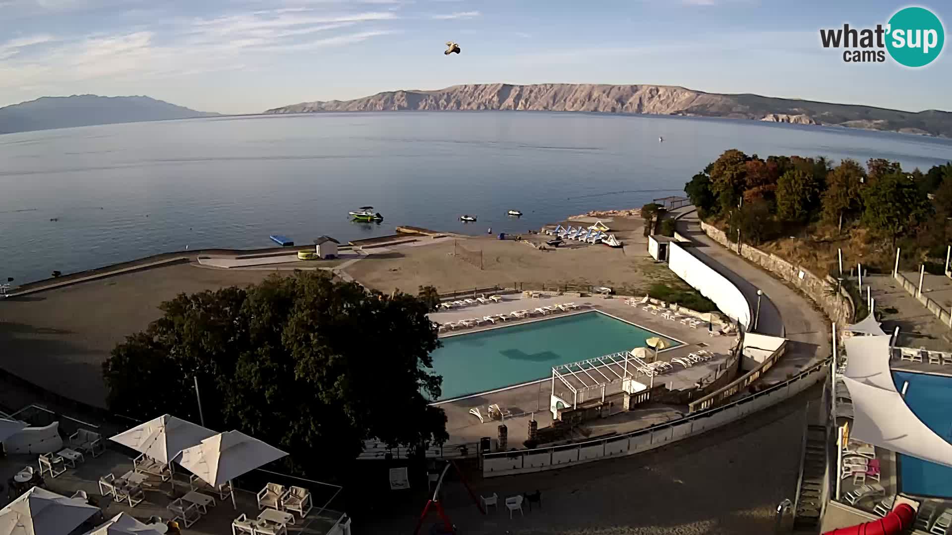 Novi Vinodolski – Beach – webcam live