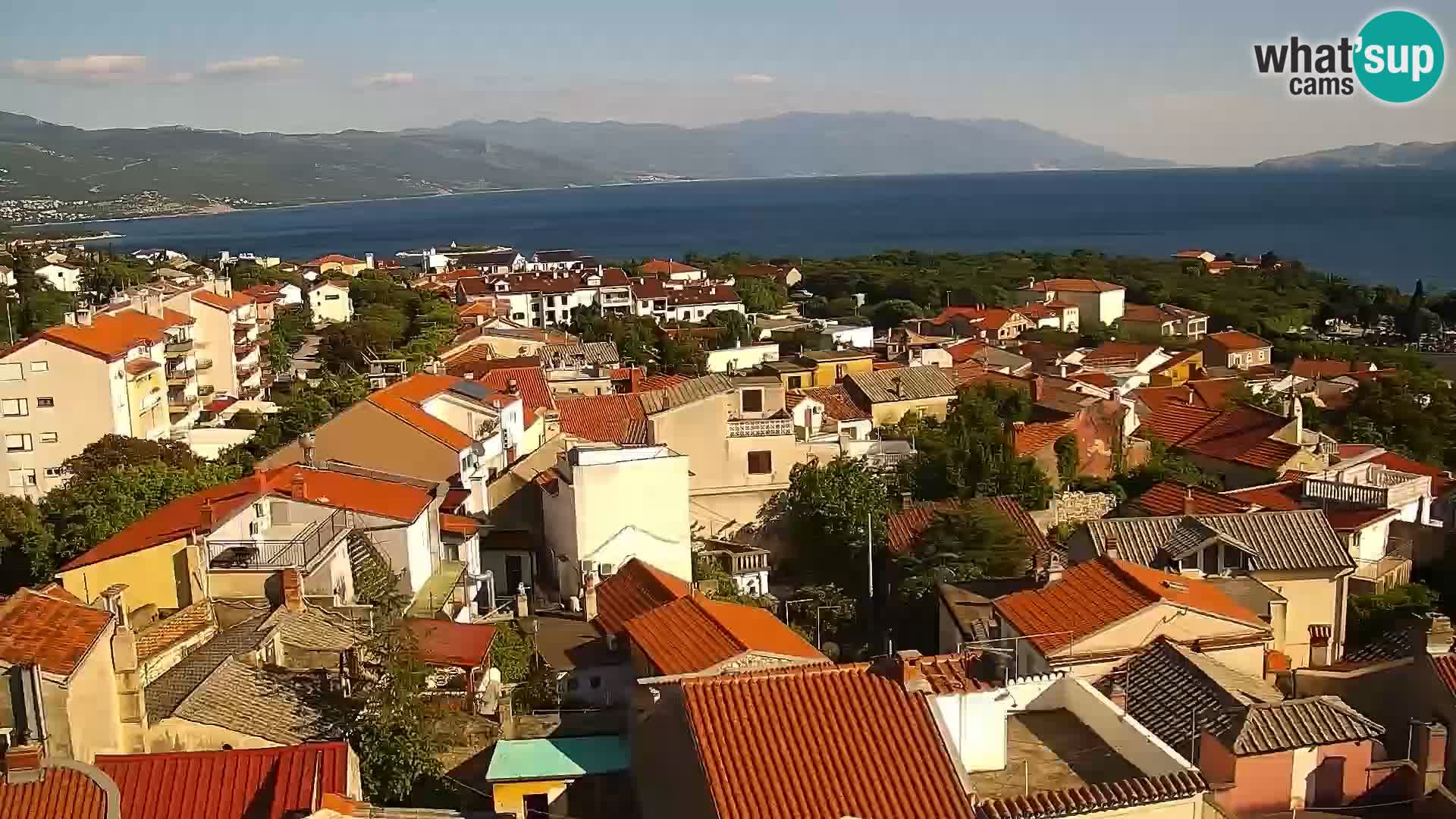 Novi Vinodolski panorama – Dalmacija web kamera