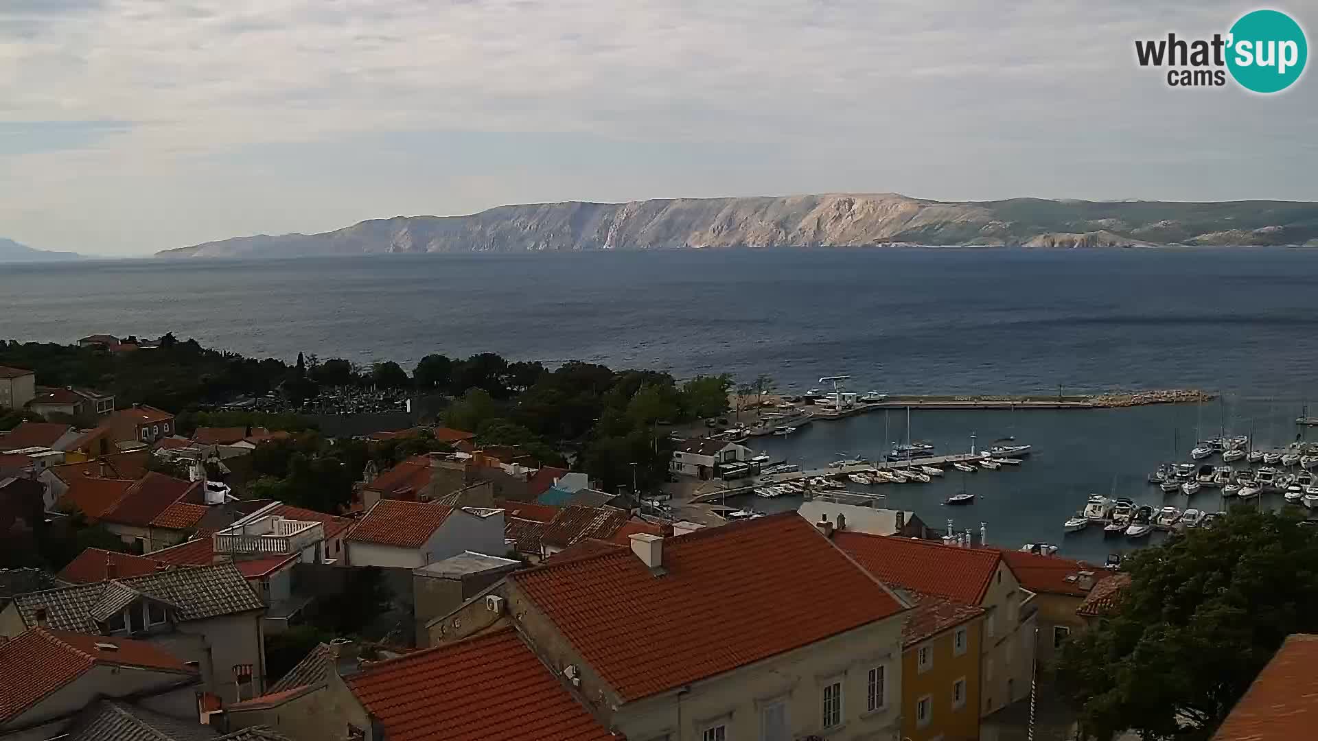Panoramic webcam Novi Vinodolski – Dalmatia live