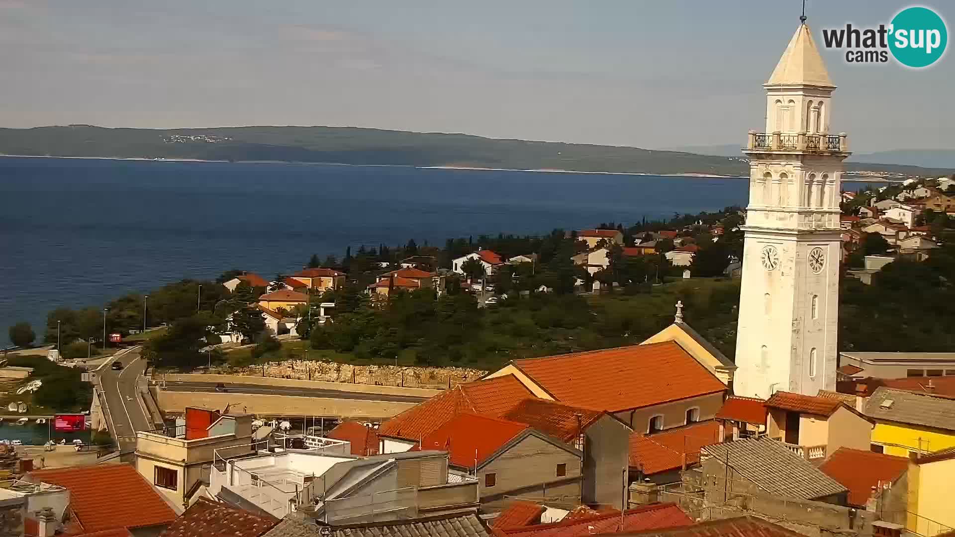 Panoramic webcam Novi Vinodolski – Dalmatia live