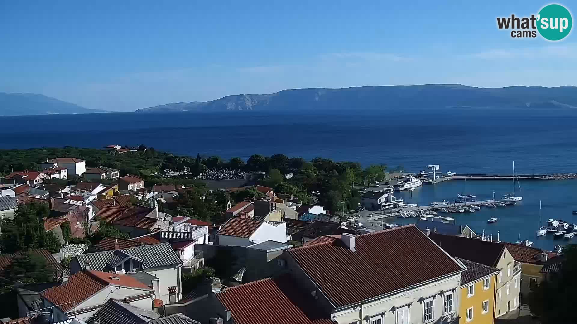 Panoramic webcam Novi Vinodolski – Dalmatia live