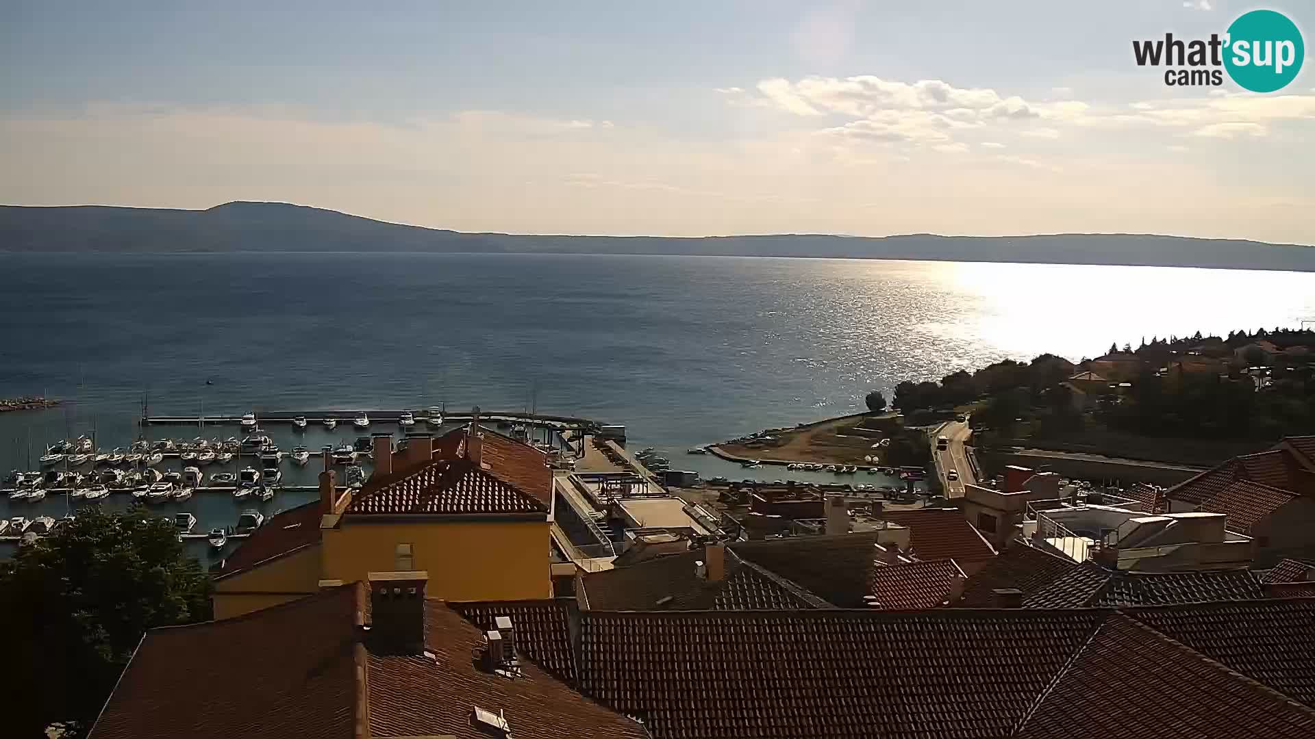 Panoramic webcam Novi Vinodolski – Dalmatia live