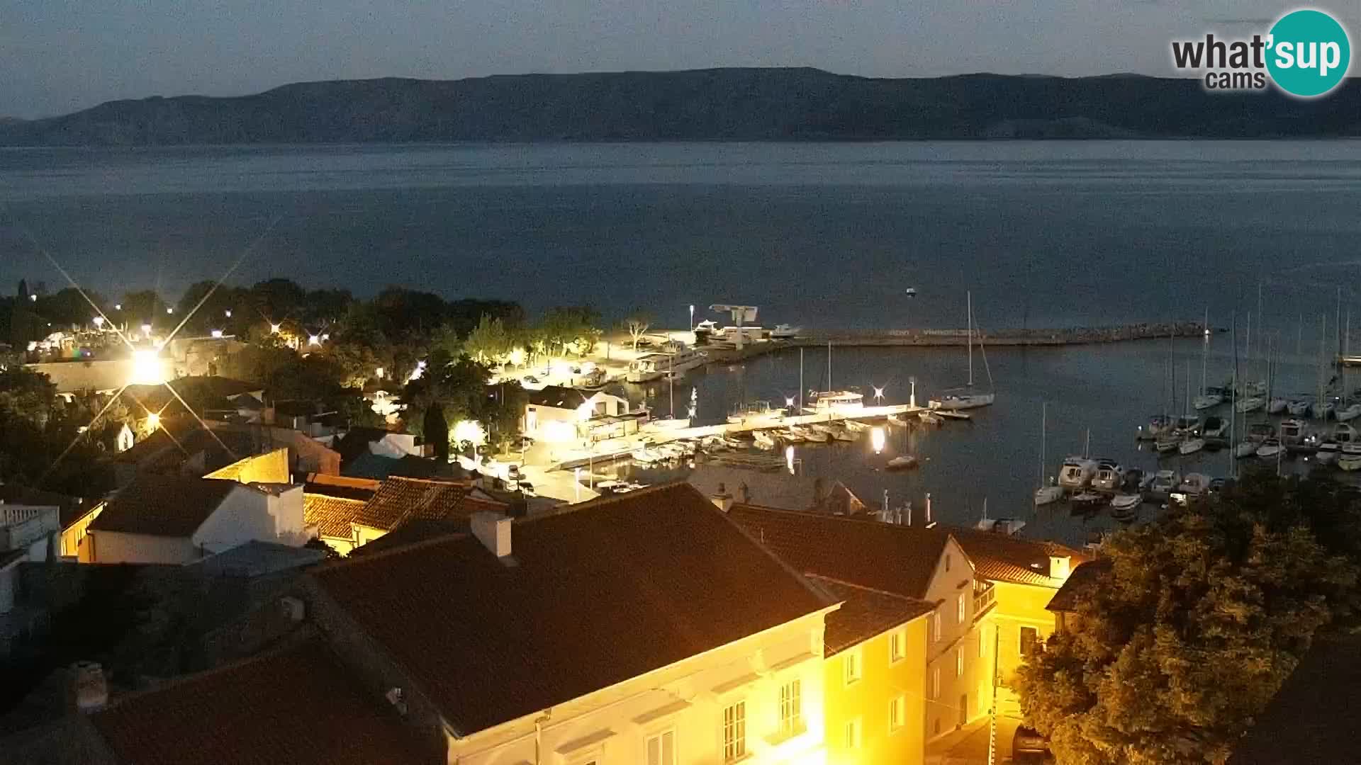 Novi Vinodolski panorama – Dalmacija web kamera