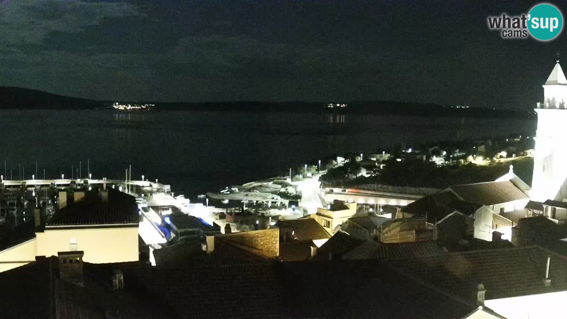 Panoramic Novi Vinodolski livecam Dalmatien