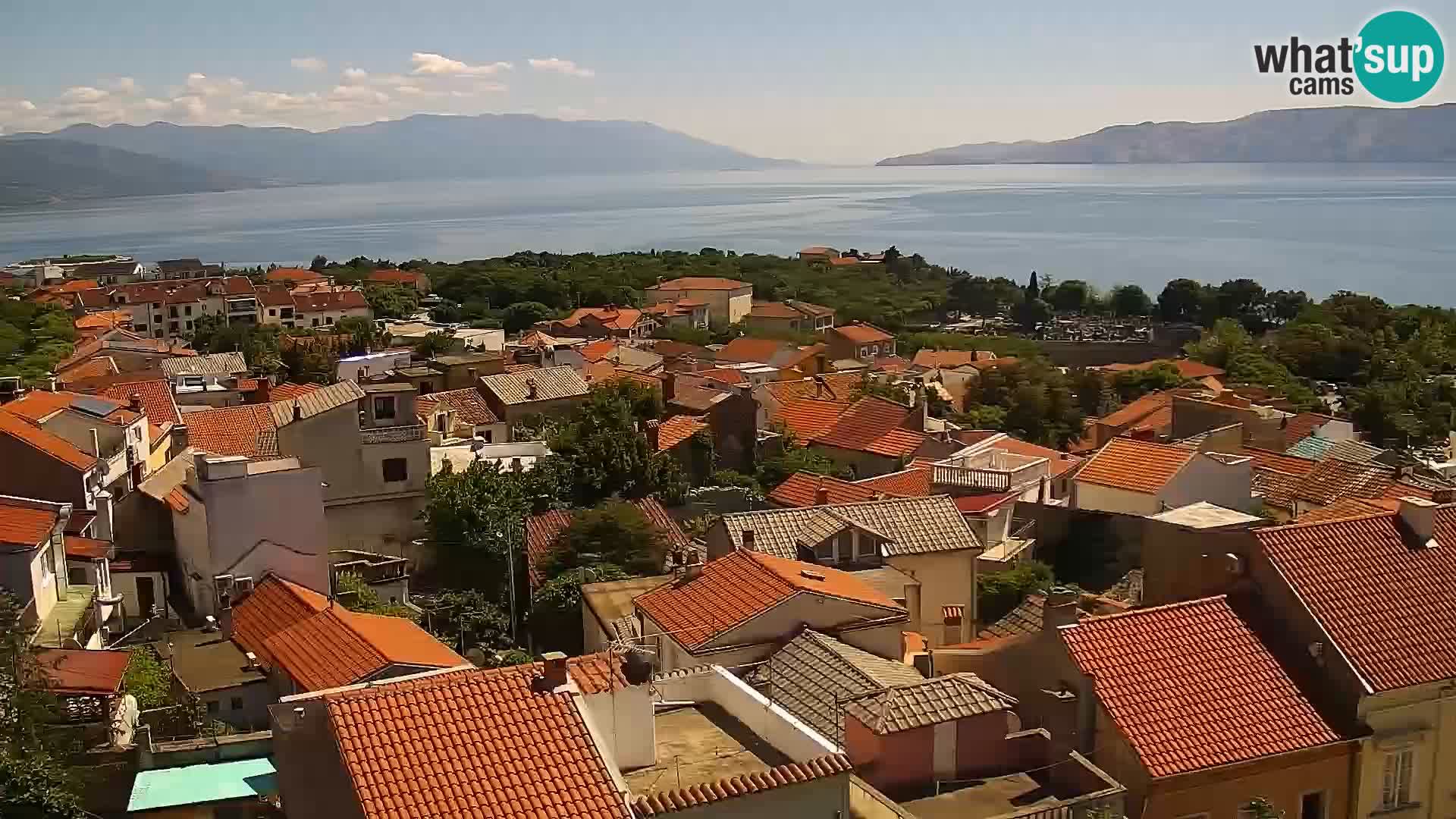 Novi Vinodolski panorama – Dalmacija web kamera