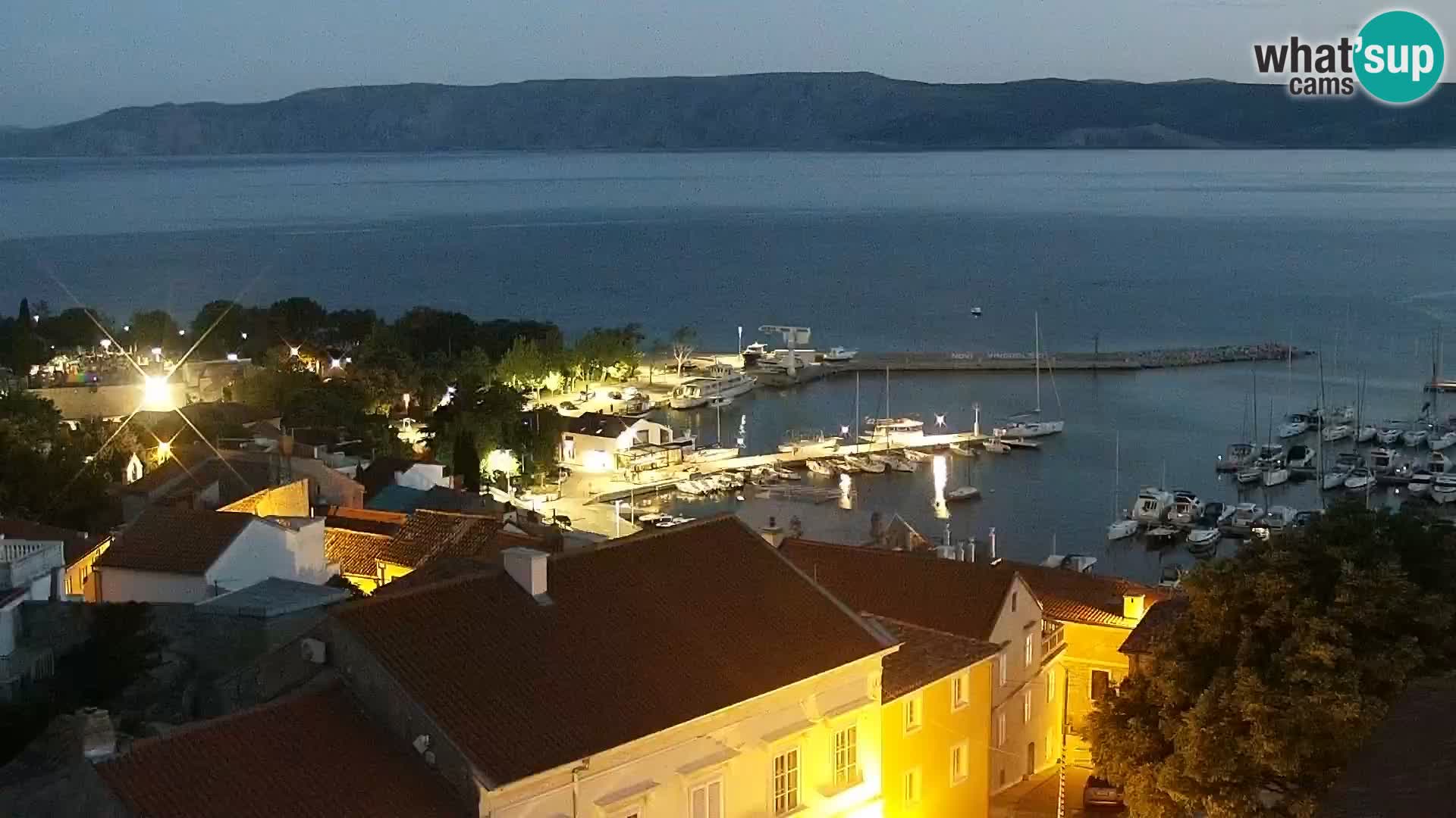 Panoramic webcam Novi Vinodolski – Dalmatia live