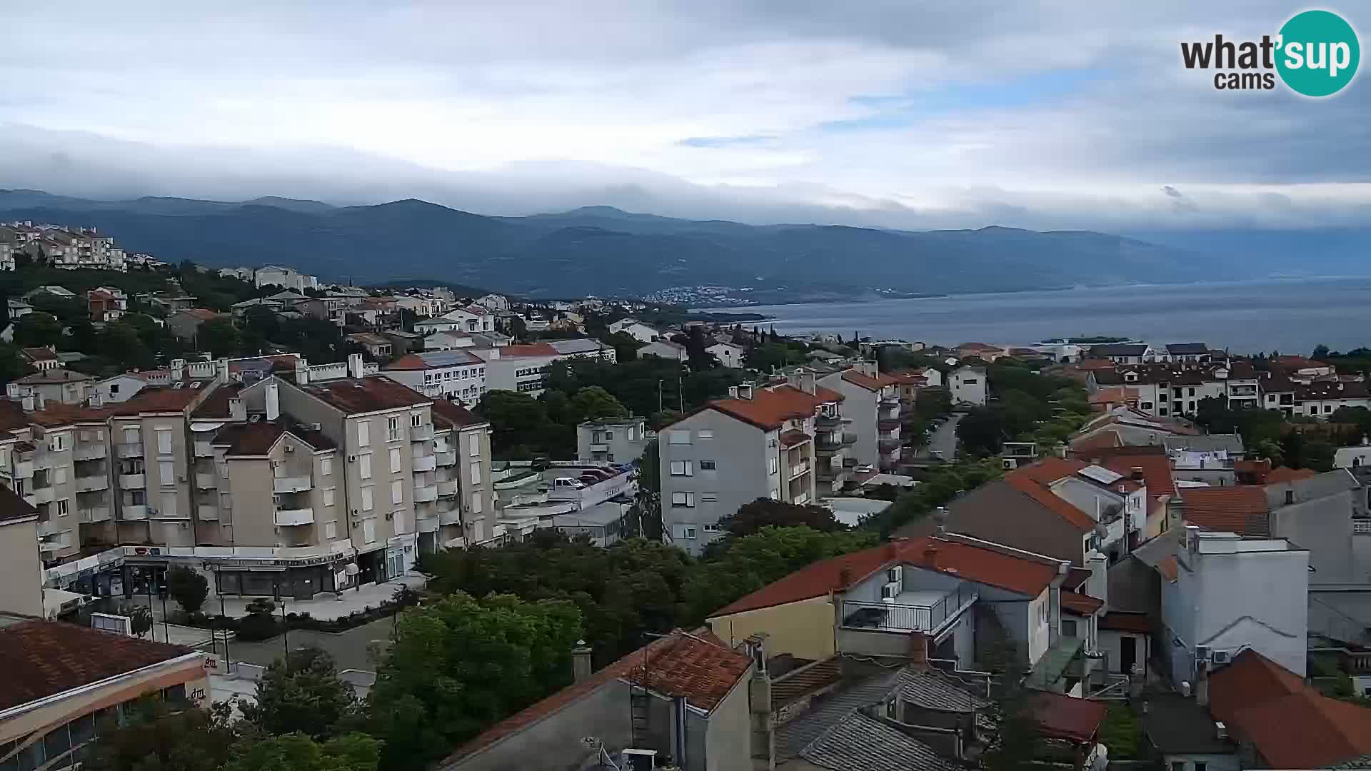 Panoramic webcam Novi Vinodolski – Dalmatia live