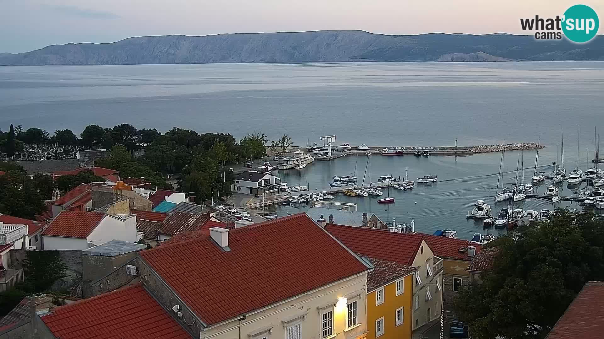 Panoramic webcam Novi Vinodolski – Dalmatia live