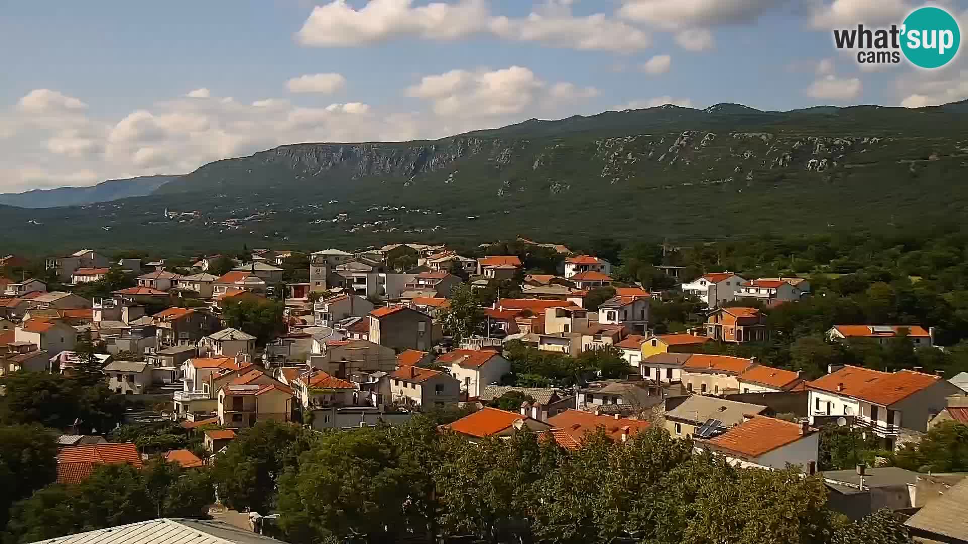Panorama Novi Vinodolski live cam Dalmatie