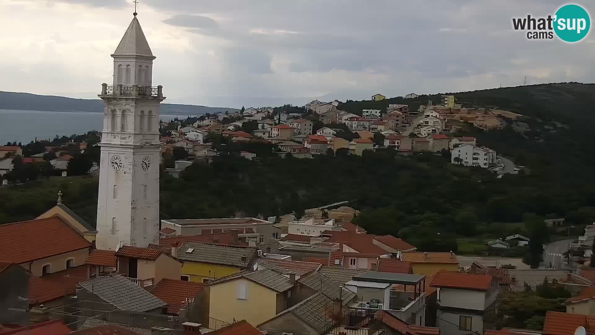 Novi Vinodolski panorama – Dalmacija web kamera