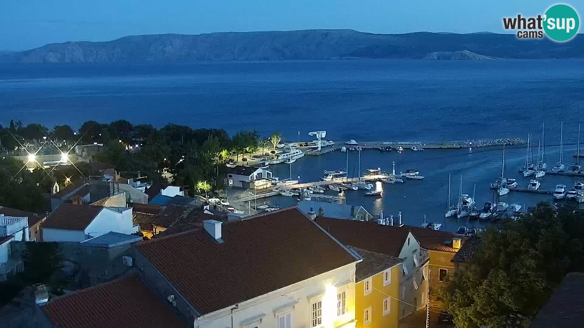 Panoramic webcam Novi Vinodolski – Dalmatia live