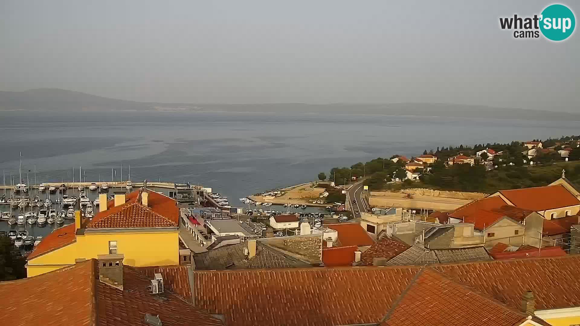 Panoramic Novi Vinodolski livecam Dalmatien