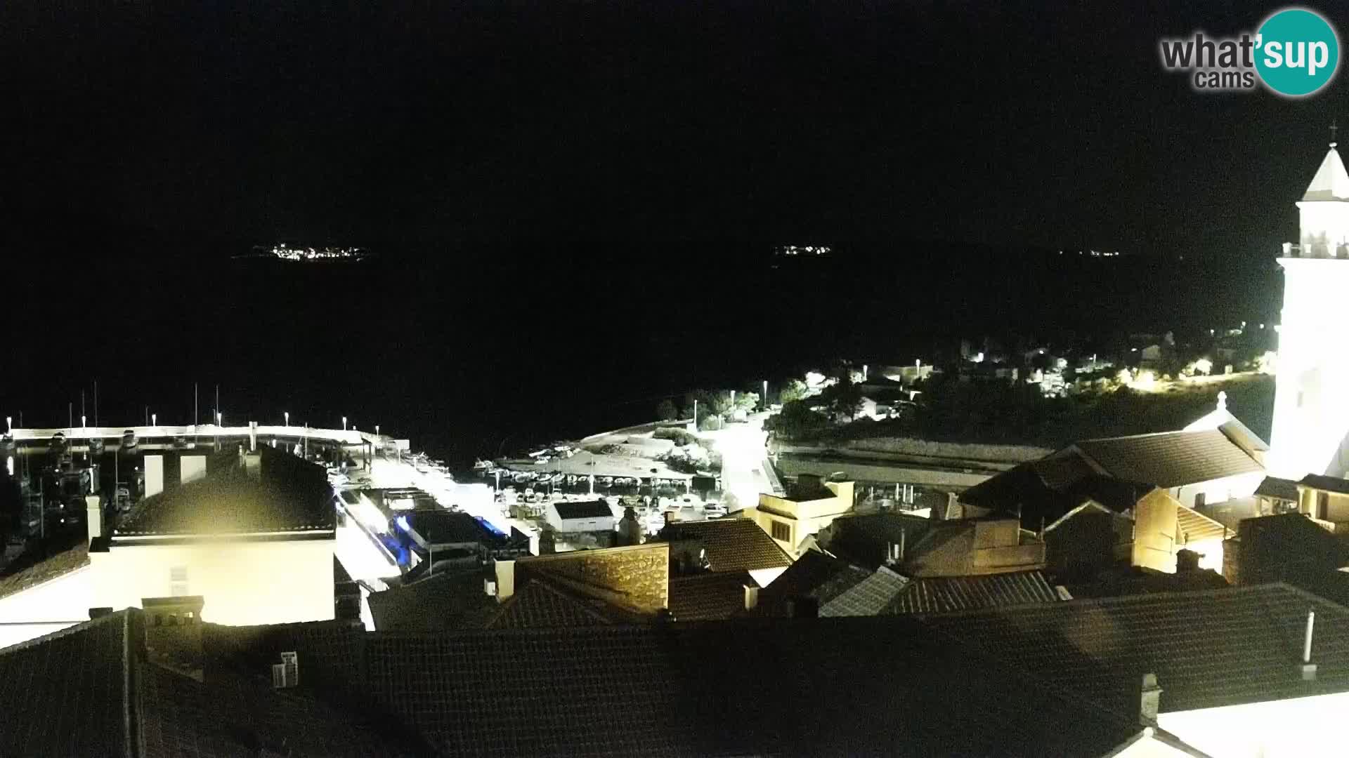 Panoramic Novi Vinodolski livecam Dalmatien