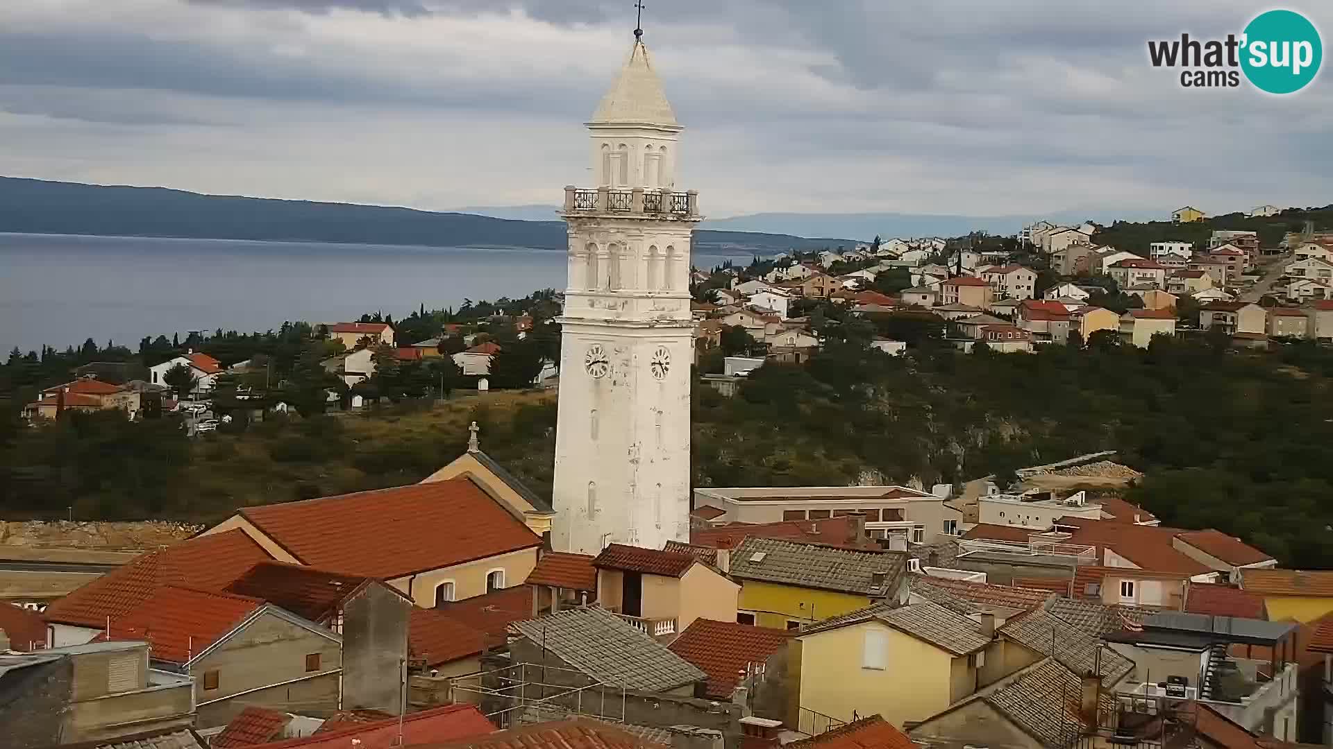 Novi Vinodolski panorama – Dalmacija web kamera