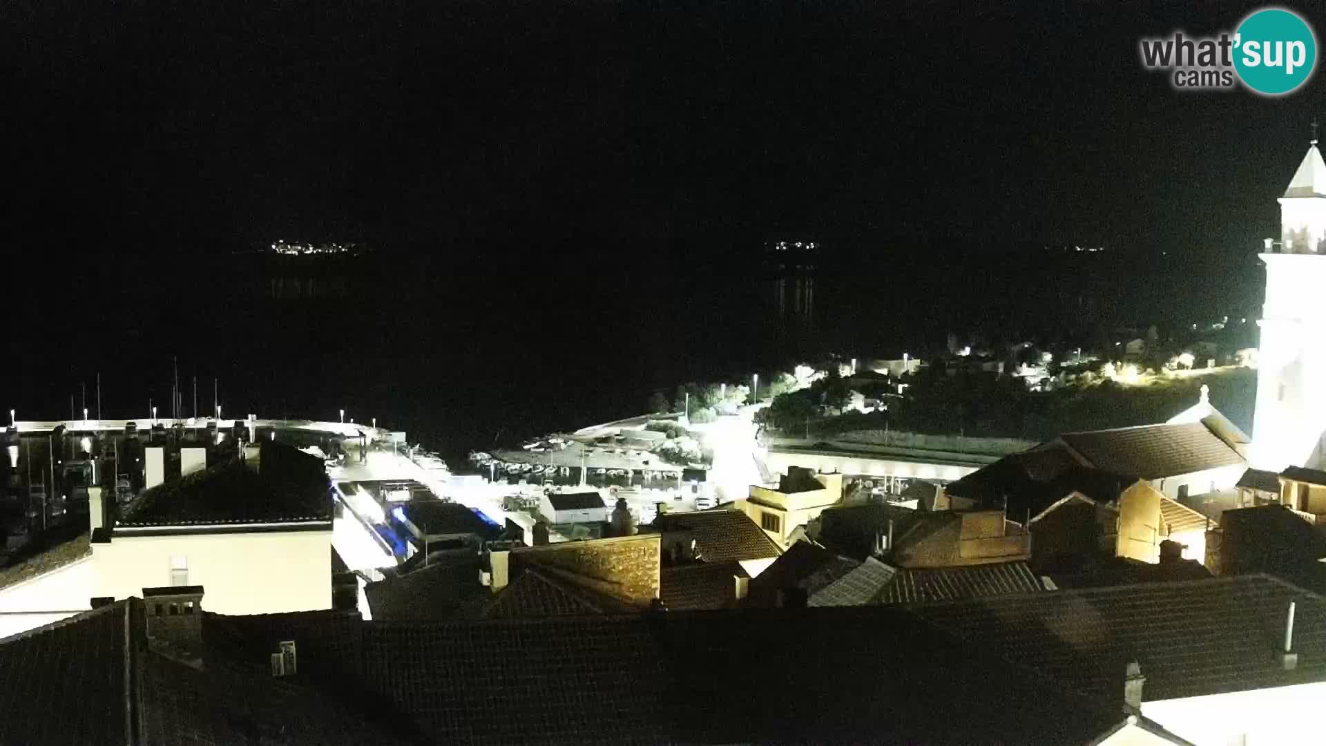 Panoramic Novi Vinodolski livecam Dalmatien