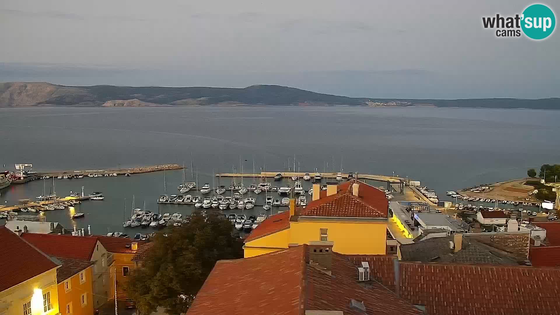 Novi Vinodolski panorama – Dalmacija web kamera