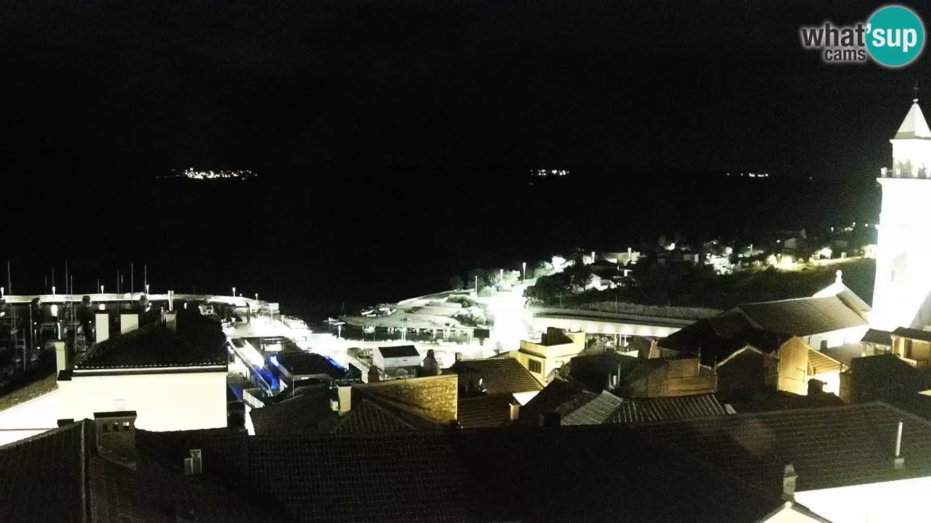 Panorama Novi Vinodolski live cam Dalmatie